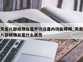 天龙八部绝情谷是外功还是内功能障碍_天龙八部绝情谷是什么属性